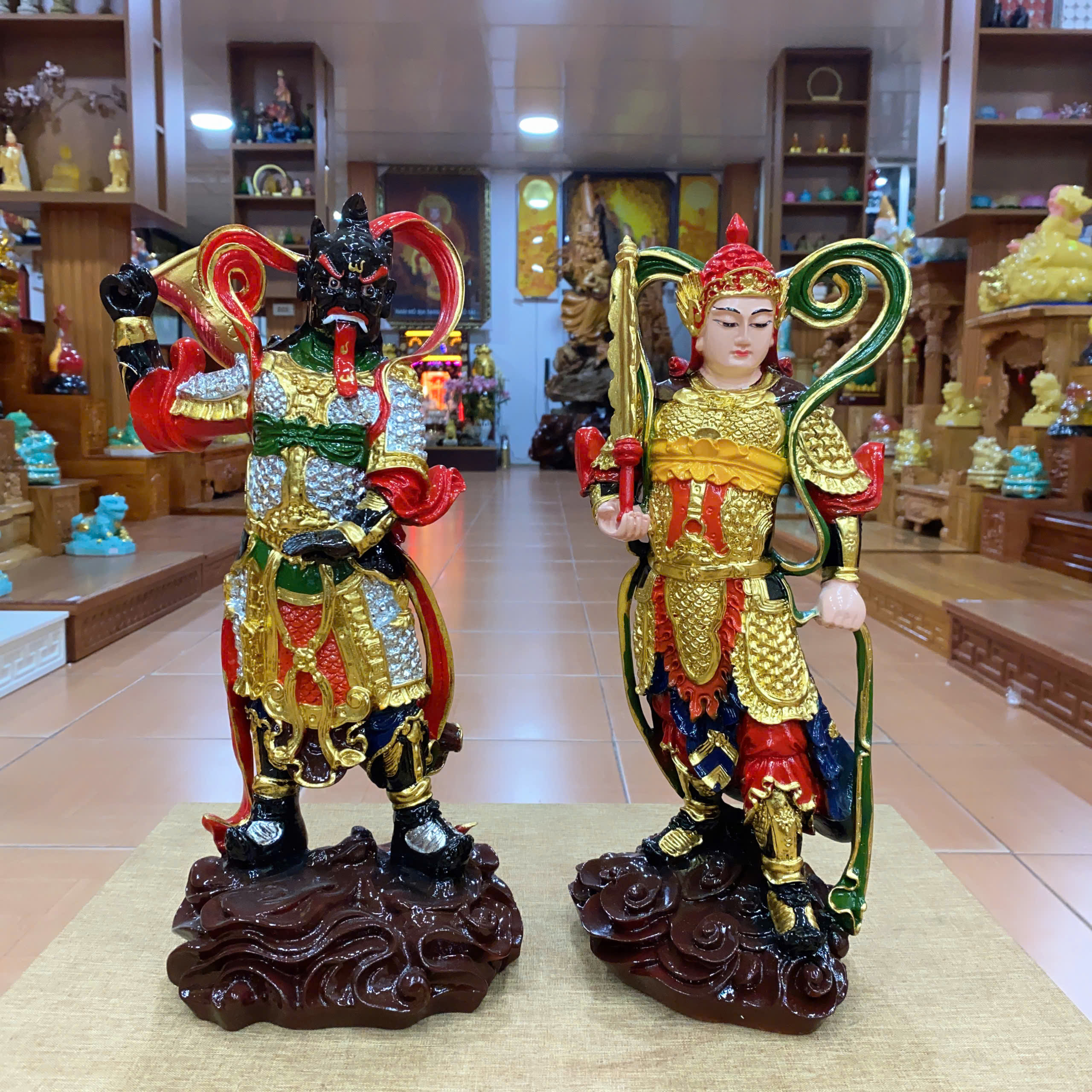 Tượng Tiêu Diện Hộ Pháp Cao 40 cm