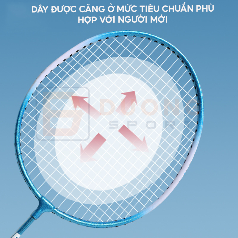 Bộ 2 Cây Vợt Cầu Lông BoShiKa Kèm Túi Đựng + 3 Trái Cầu Lông , Vợt cầu lông Zhibo mẫu mới