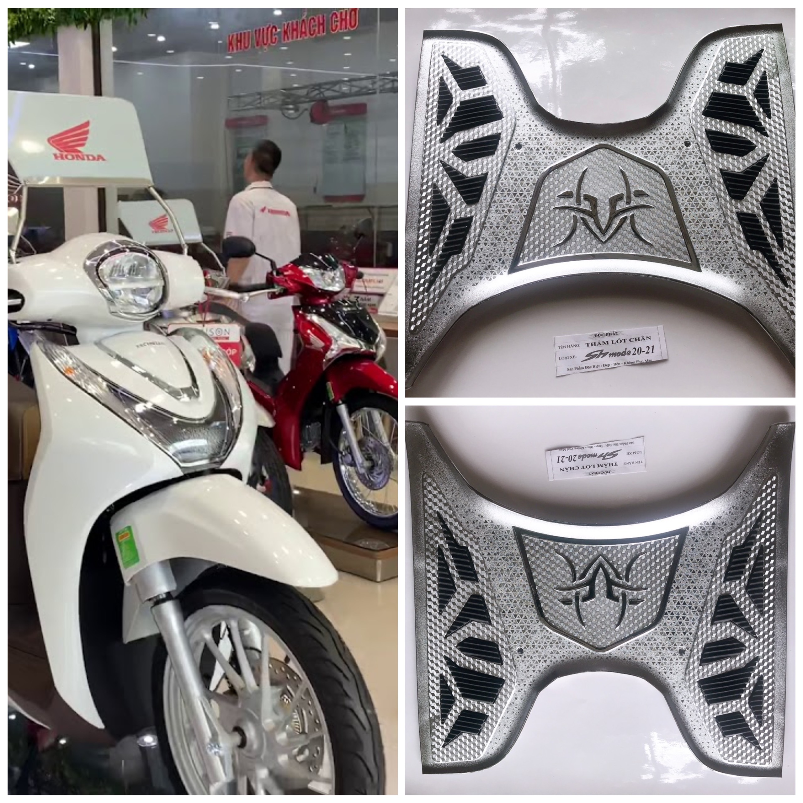 thảm để chân,lót sàn sh mode 2023-2020 crom