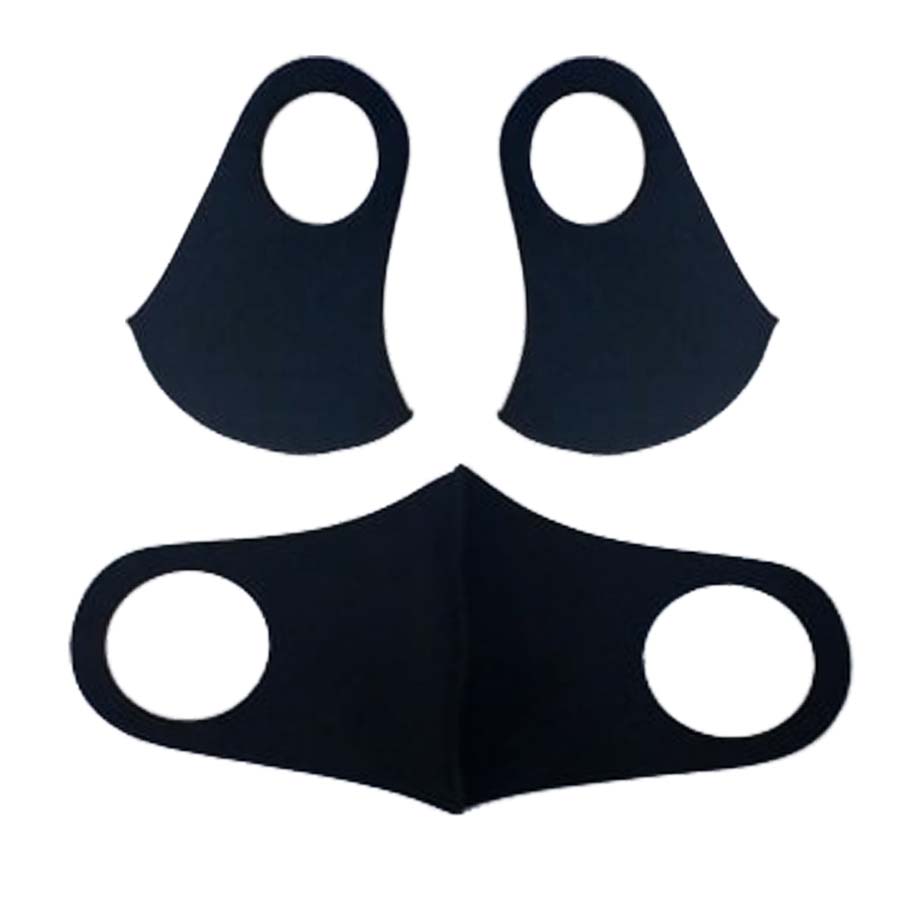 Combo 5 Khẩu trang kiểu dáng 3D Hàn Quốc - màu đen