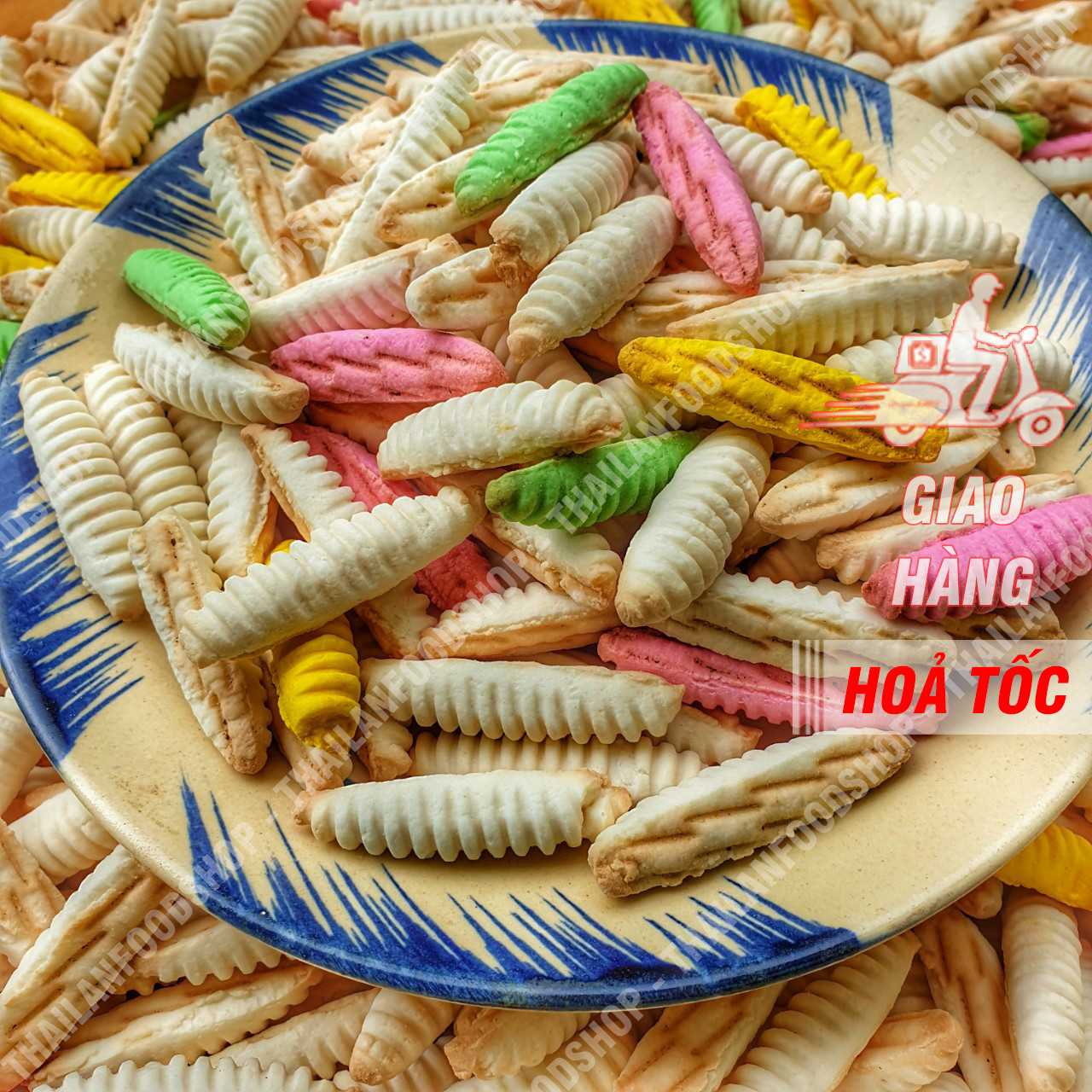 Bánh Đuông Dừa Mix Vị Lon 300Gr