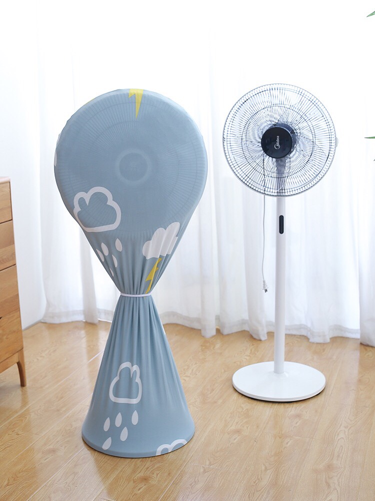 Túi bọc quạt chống bụi, chống ẩm mốc, bao bảo quản quạt cây, miếng nhựa PVC bọc quạt cây