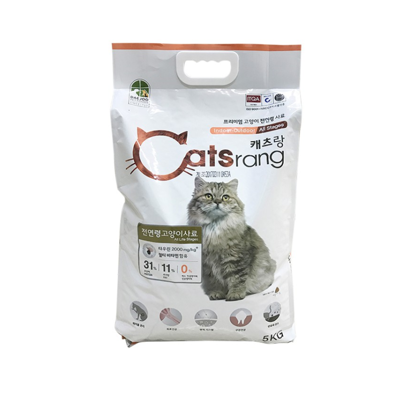 Thức ăn cho mèo Hạt Catsrang túi lớn 5kg