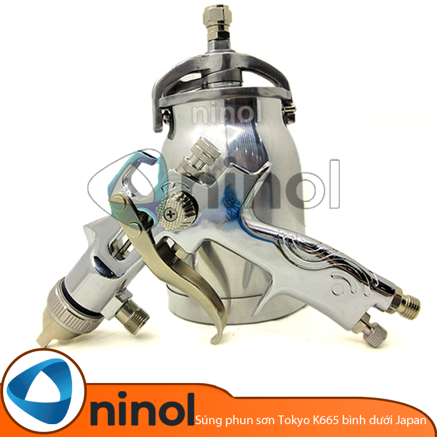 Súng phun sơn Tokyo K665S bình dưới (Chính hãng)