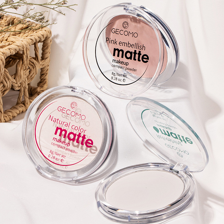 Phấn phủ kiềm dầu siêu mịn Gecomo Makeup Compact Powder 8g