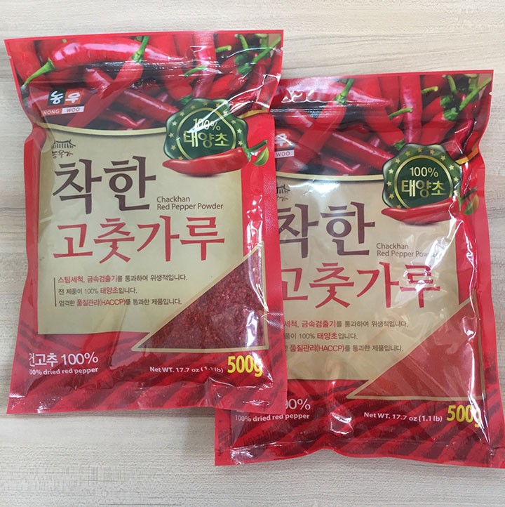 Ớt bột mịn Hàn Quốc 500g