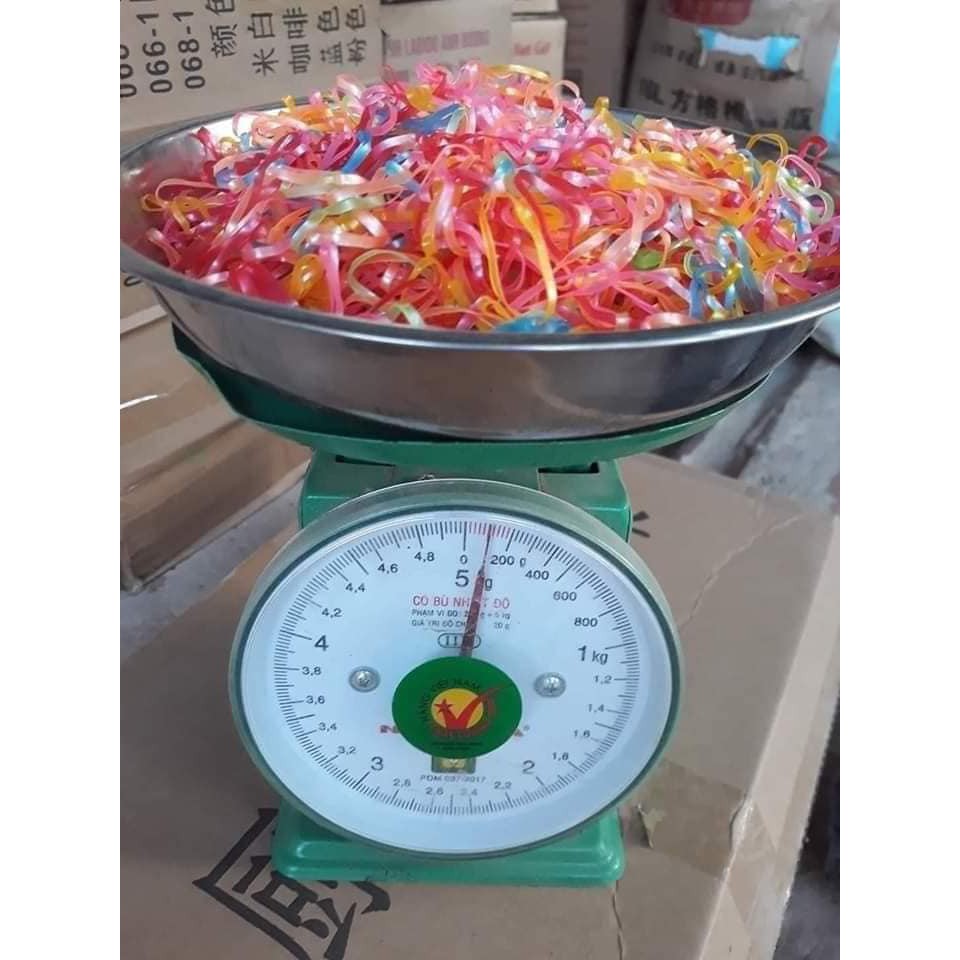 Chun buộc tóc màu bản to gói 100gram mh172