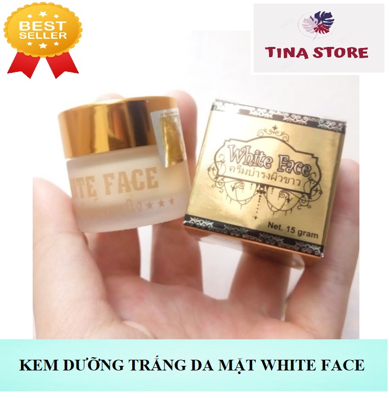 Kem Dưỡng Siêu Trắng Da Mặt White Face - Mẫu mới
