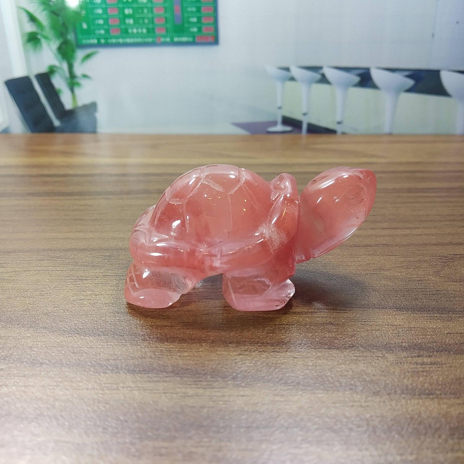 Phong thủy tượng rùa đá núi lửa hồng