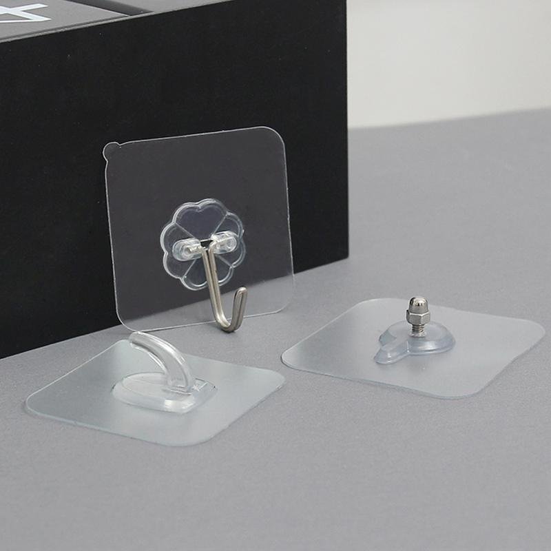 Combo 10 -20 móc dán tường treo đồ đa năng chịu lực trong suốt