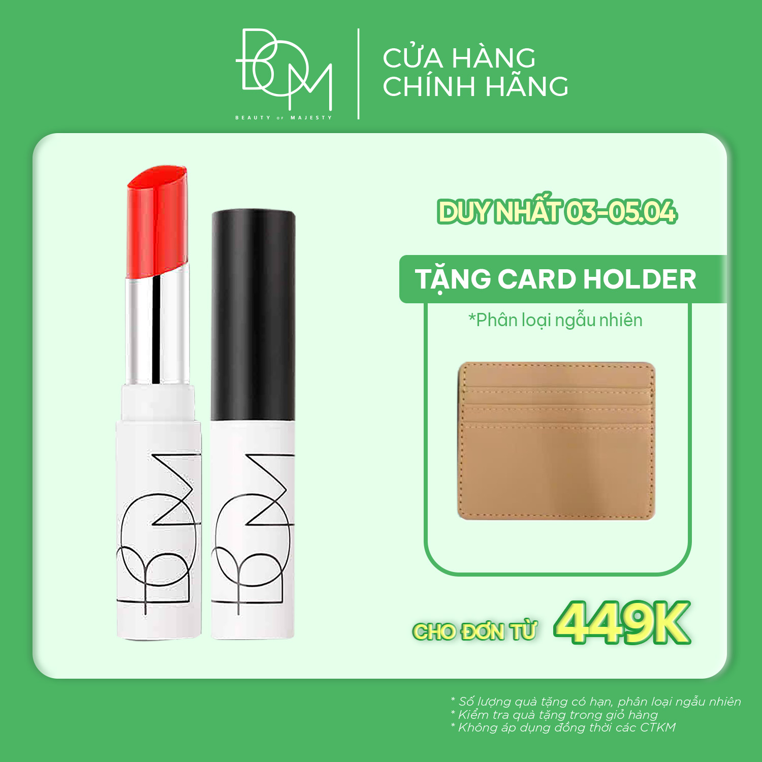 Son Dưỡng Màu BOM Dewy Lip Balm 4.5g