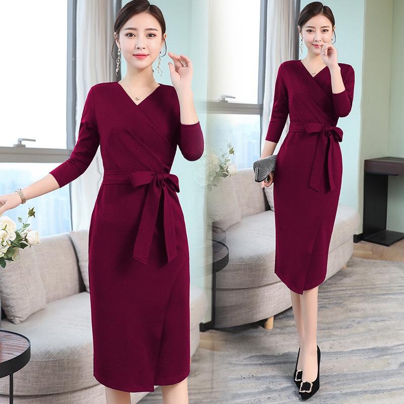 Đầm suông cao cấp cho quý cô công sở