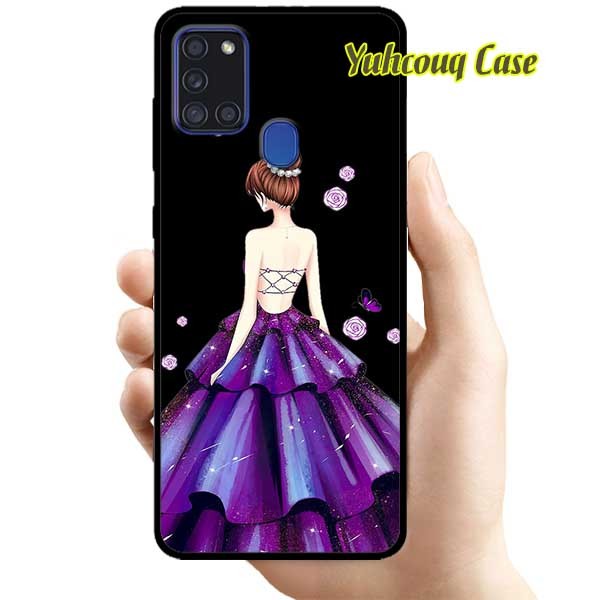 Ốp lưng dành cho samsung galaxy m31 - công chúa váy tím