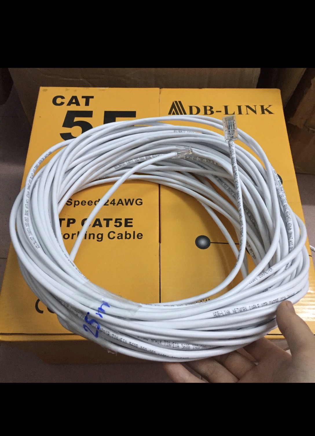 Dây Mạng Bấm Sẵn Dài 1m- Dây mạng internet