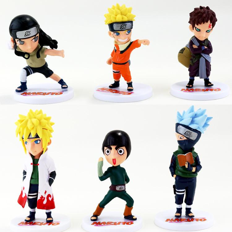 Bộ 06 Mô Hình nhân Vật Naruto (Mẫu 04 )