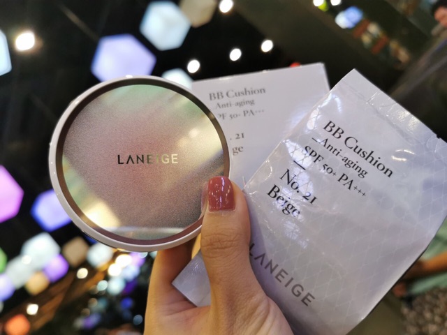💎[ CHÍNH HÃNG ] Phân nước kiềm dầu Laneige BB Cushion Pore Control + 1 phấn phụ💯