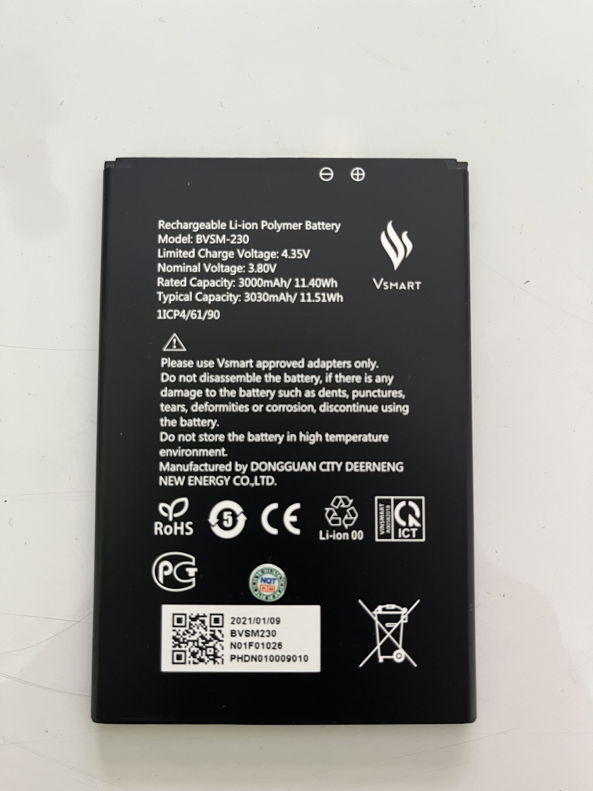 Pin V-smart Bee 3 / Bee3 (BVSM-230)