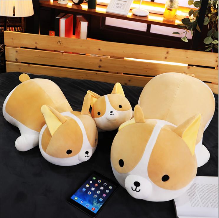 [HCM]Gấu Bông Chó Corgi Nằm Mông To Dễ Thương 2 Size