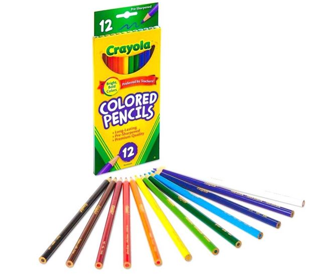 Hộp 12 cây chì màu Crayola Colored Pencils