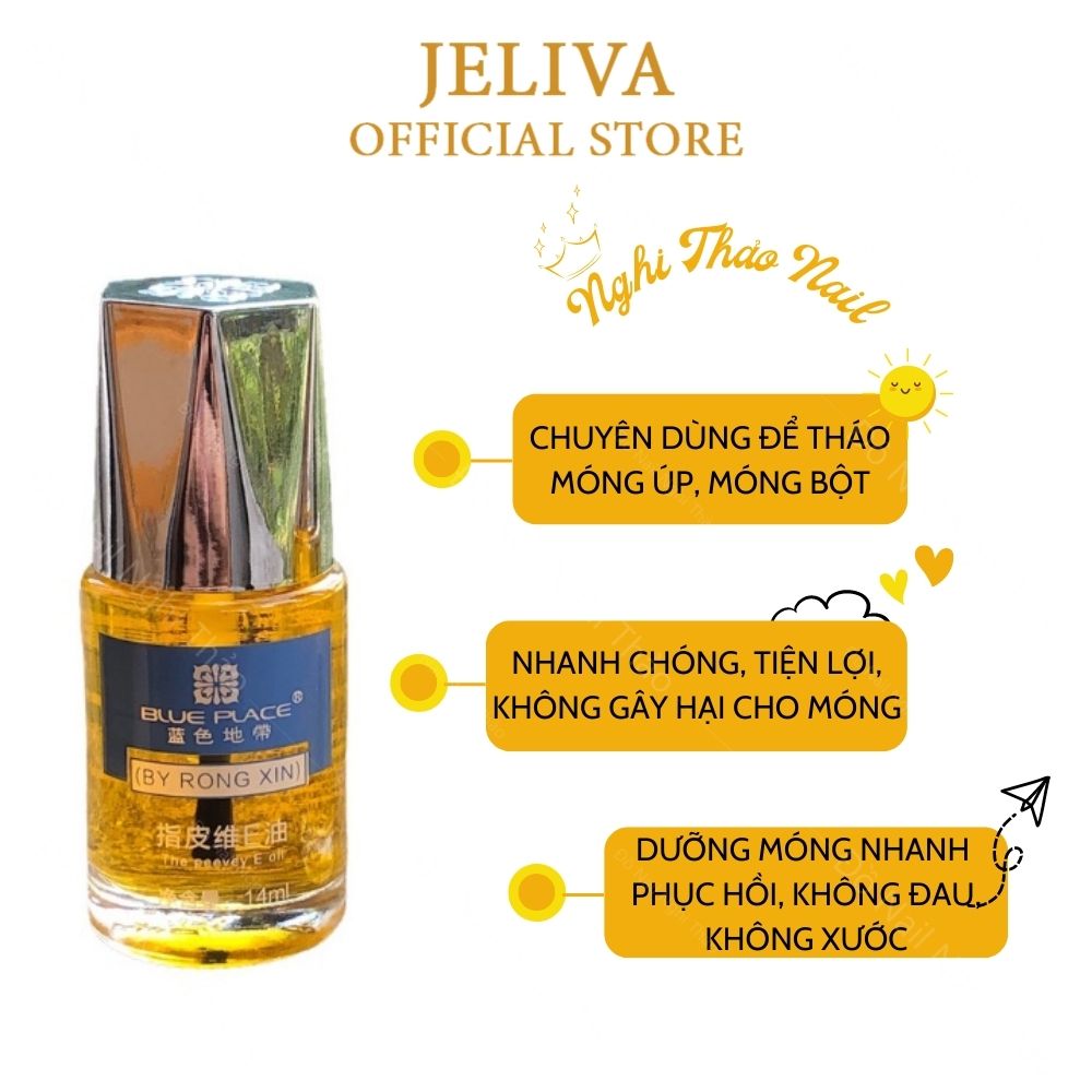 Nước tháo móng úp Blue Place 14ml