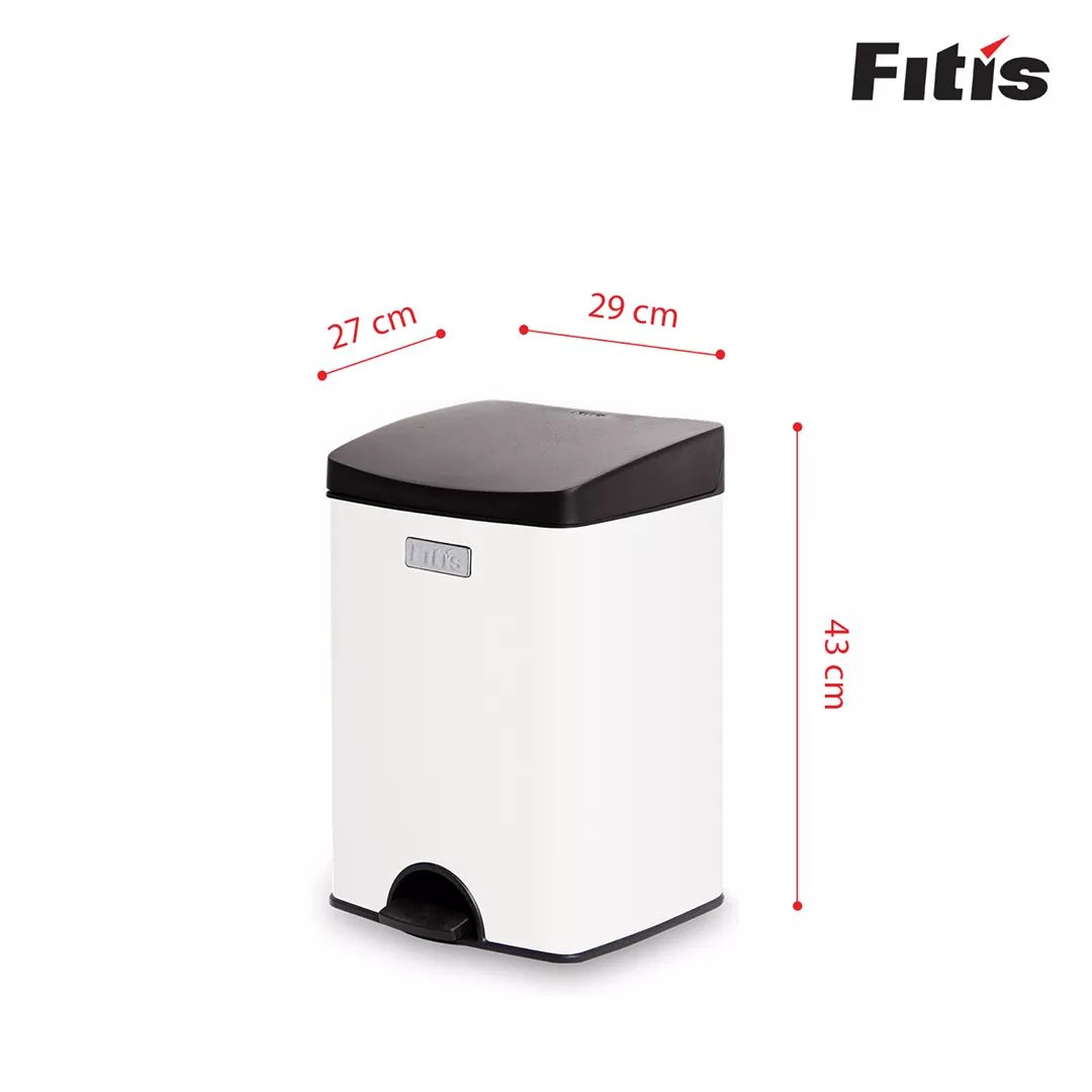 Thùng rác 15l inox đạp chân Thùng rác nhà bếp