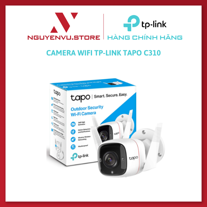 Camera WiFi TP-LINK Tapo C310 3MP security outdoor-genuine goods