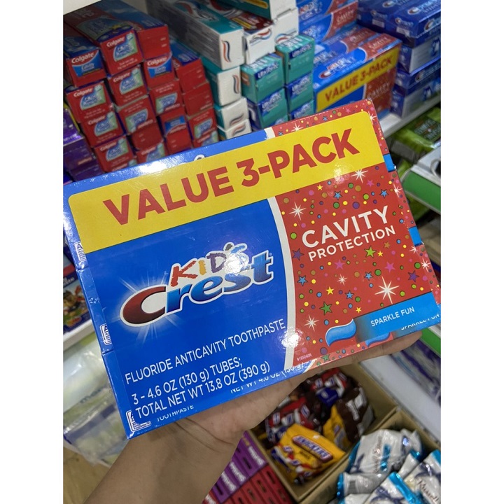 Kem đánh răng Crest Kids Cavity Protection cho bé 130g