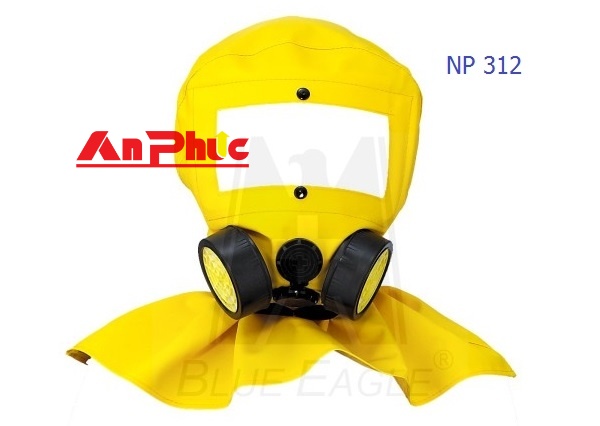 [HCM]Mặt nạ trùm đầu chống hóa chất NP312 Blue Eagle