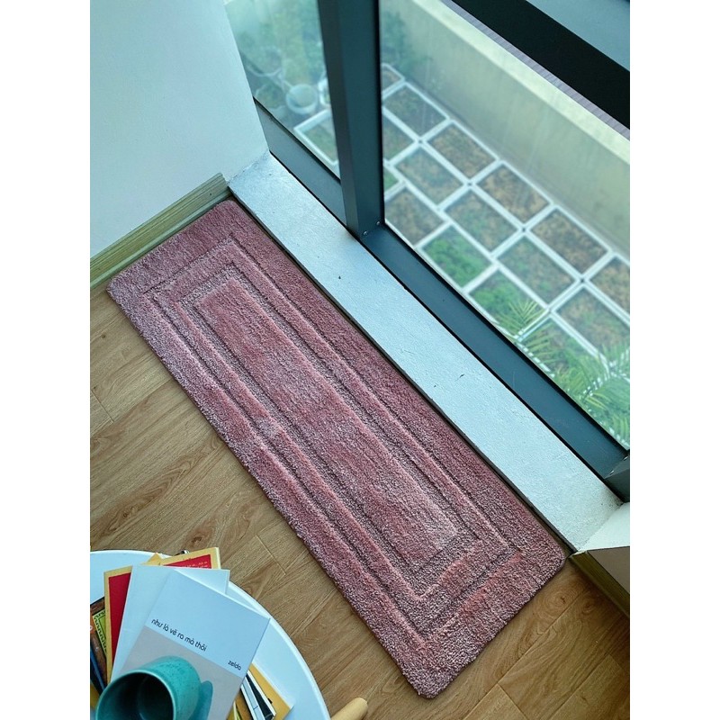 Thảm chùi chân len lông dày size dài 1m2x45cm