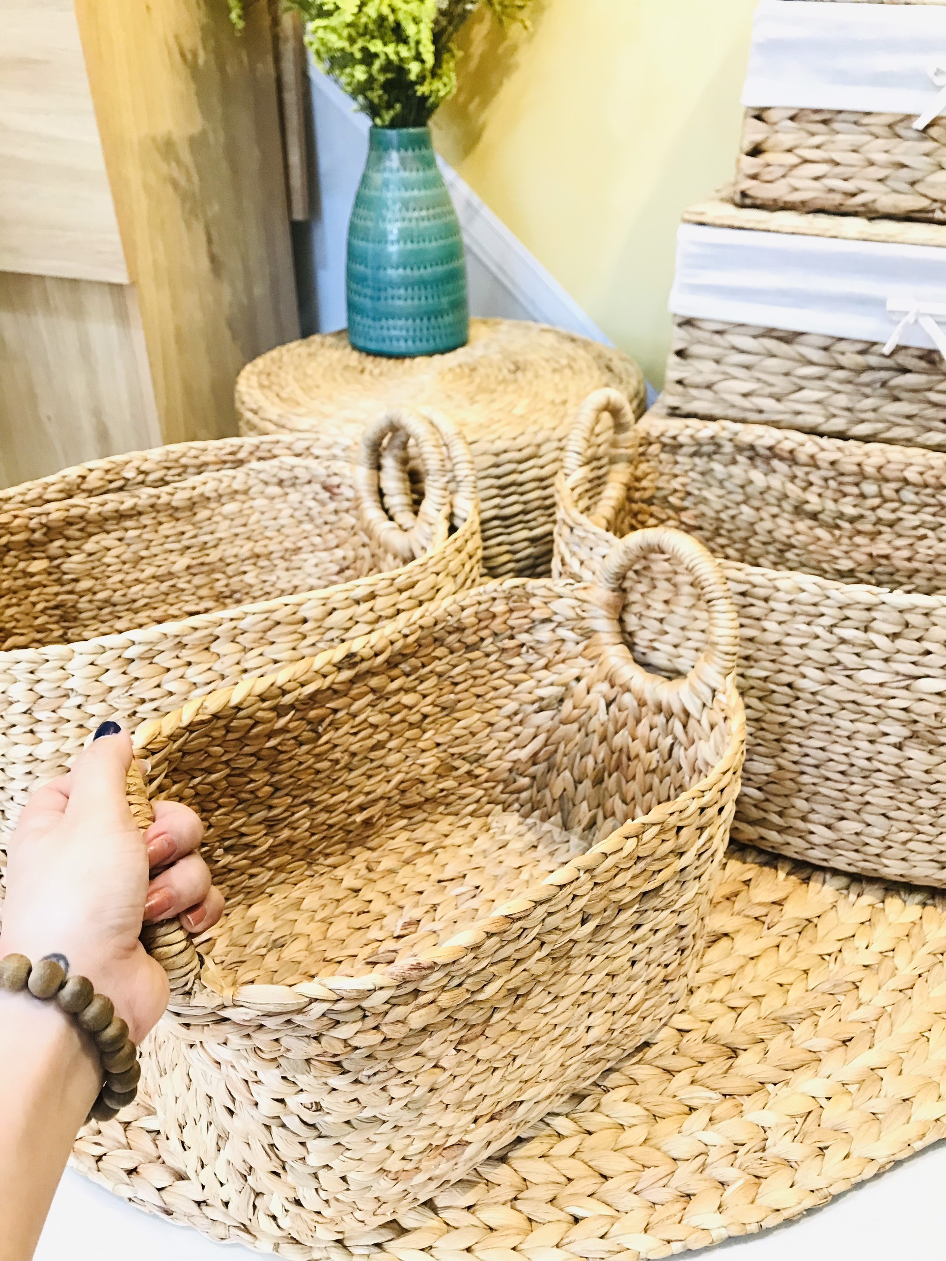 Giỏ Lục Bình Oval Đựng Đồ Đa Năng & Trang Trí Nhà Cửa