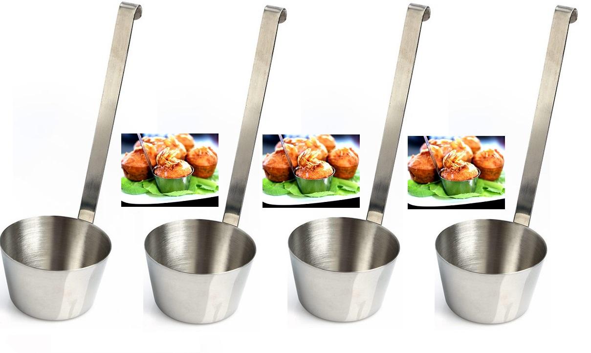 Bộ 4 cái Khuôn Inox Làm Bánh Cóng