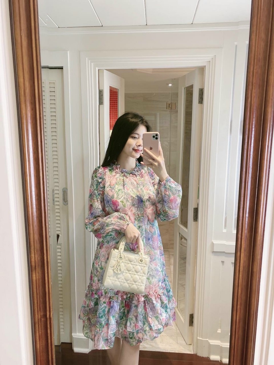 Váy Bầu Đầm Bầu Thu Đông Dài Tay Dáng Suông Xinh Xắn Dễ Thương Mặc Đi Làm  Đi Chơi A257 Lin Store66 | Shopee Việt Nam