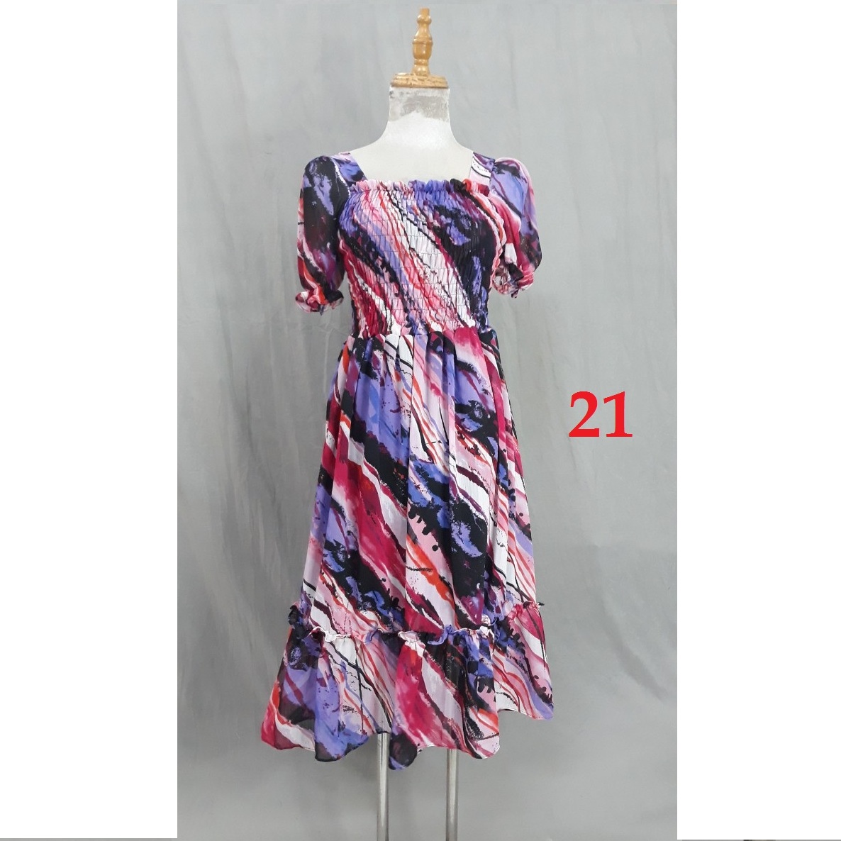 Đầm voan , lụa đuôi cá