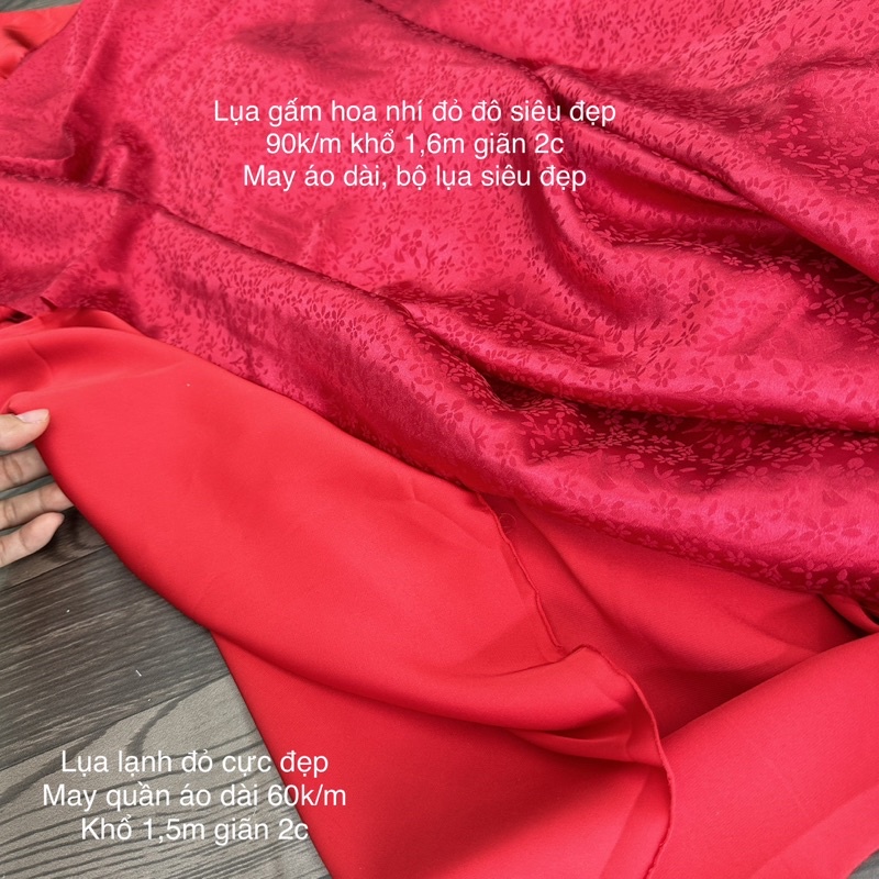 Vải Gấm lụa Hoa, Lụa Gấm Hoa Gió- May Áo Dài, Áo Bà Ba, Bộ Lụa-