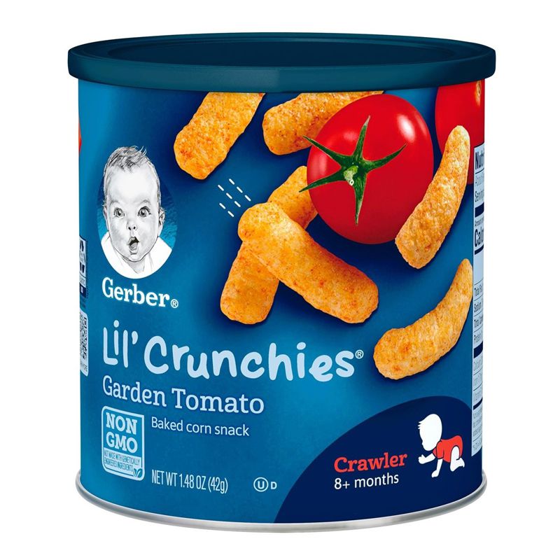 Bánh Ăn Dặm Gerber Lil'Crunchies Non GMO