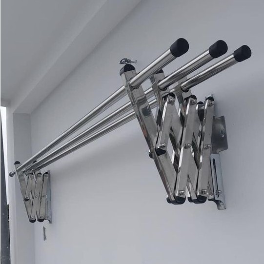 Giàn phơi gắn tường INOX 2m Loại dày