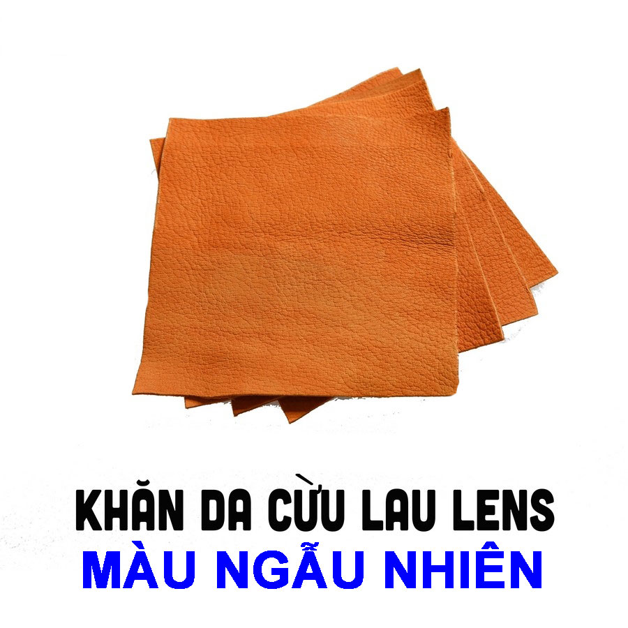 Khăn da cừu lau ống kính 10*12cm