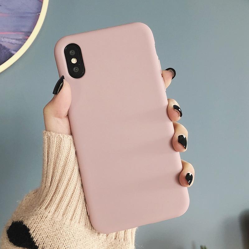 Ốp điện thoại trơn dành cho iphone 5, 5S, iphone 6, iphone 6plus, iphone 6s, iphone 7, iphone 8, iphone 11, iphone XS, iphone XS max