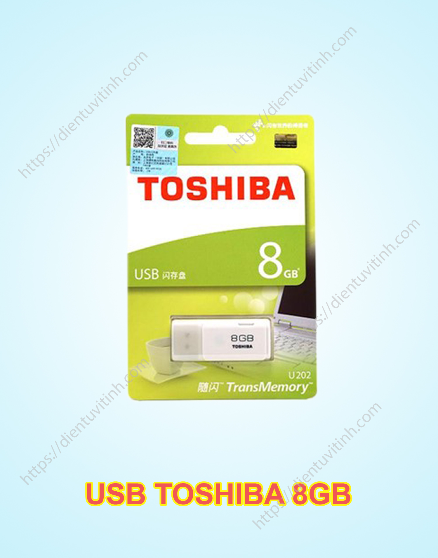 [HCM]USB nhựa Toshiba 8Gb