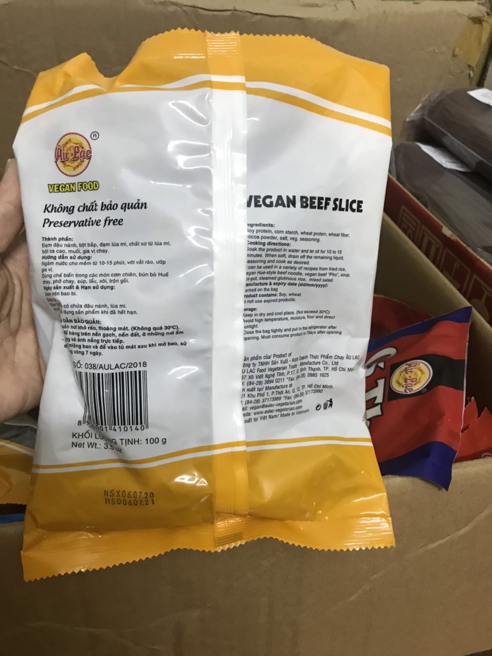 BÒ LÁT 2 chay Âu Lạc gói 100gr