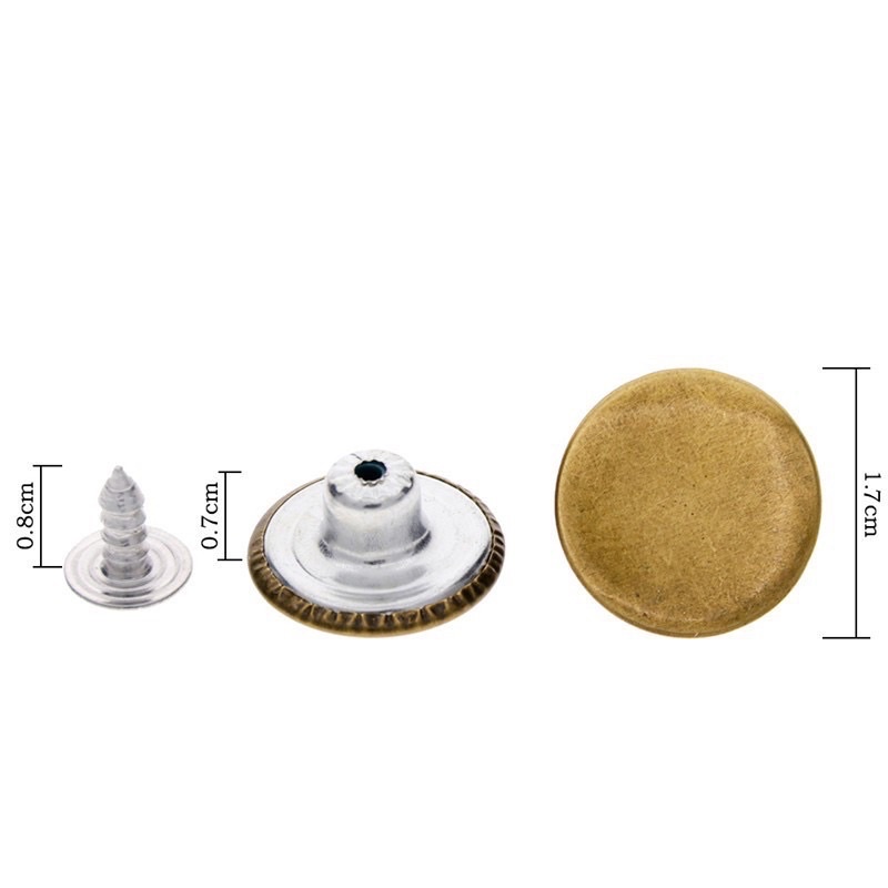 5 Bộ Nút Jean đóng kích thước 1,7cm