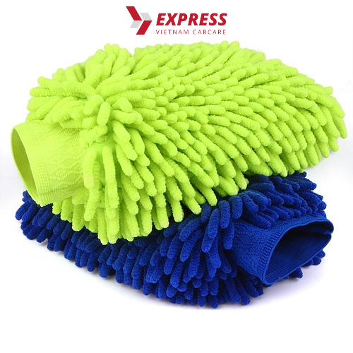 Găng Tay Rửa Xe Sợi Microfiber