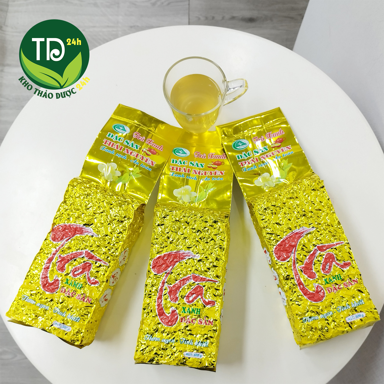 [1 kg] Trà Tân Cương Thái Nguyên, loại cao cấp, giúp thanh nhiệt, đào thải độc tố, làm đẹp da, 100% thiên nhiên | Kho thảo dược 24h