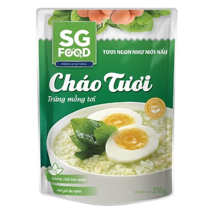 HCM – CHÁO TƯƠI DELI SG FOOD 270G (6 VỊ) – SG FOOD >>> top1shop >>> lazada.vn