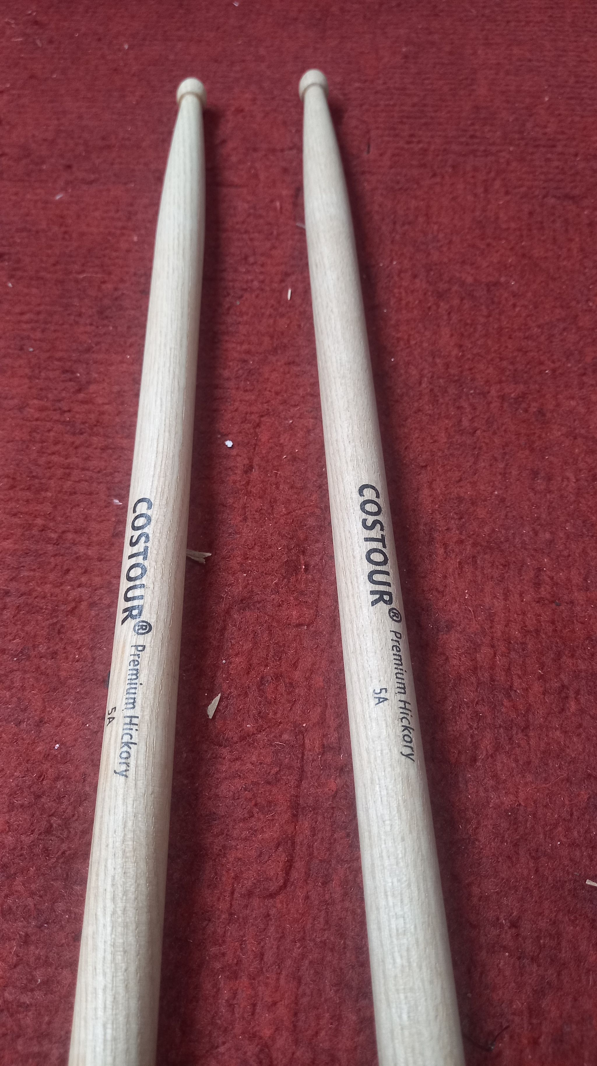Dùi trống Gỗ PREMIUM Hickory 5A – Gỗ Mỹ