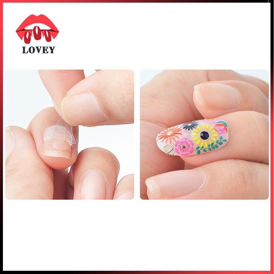 Keo silicon dán móng keo thạch dán nail box tạm thời  miếng