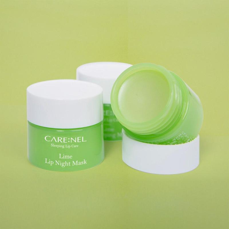 Mặt Nạ Ngủ Môi Dưỡng Ẩm Và Tẩy Tế Bào Chết Hương Chanh – Carenel Lime Lip Sleeping Mask by Nacos.vn