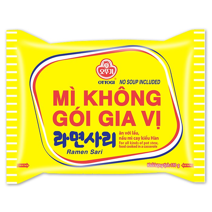 Mì không vị Ottogi gói 110g