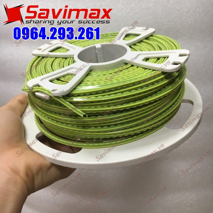 Cước cắt cỏ, cước phát cỏ gai màu xanh (cuộn 20m)