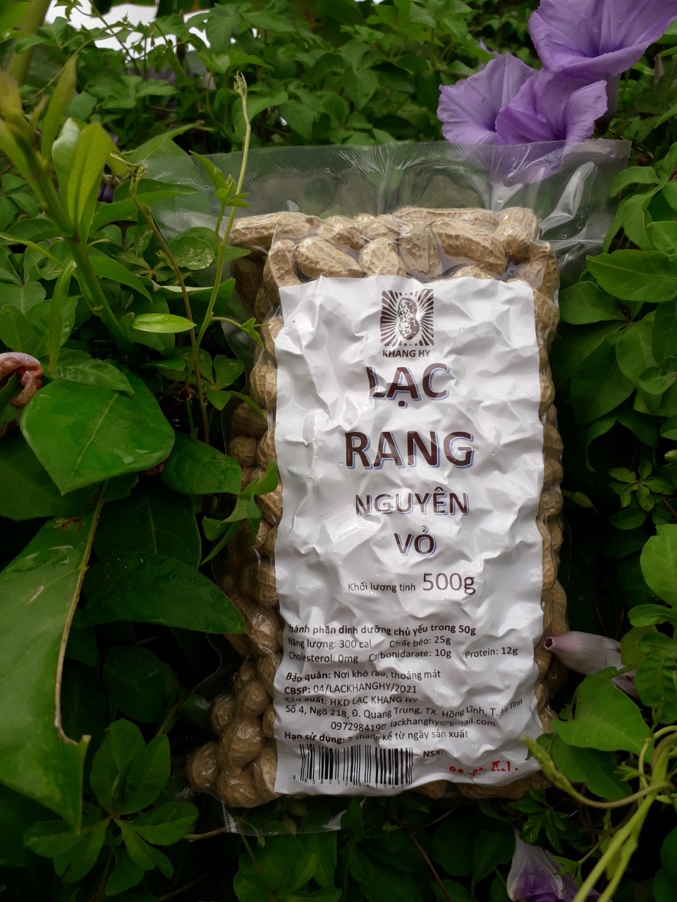 Lạc rang nguyên vỏ Khang Hy 500g